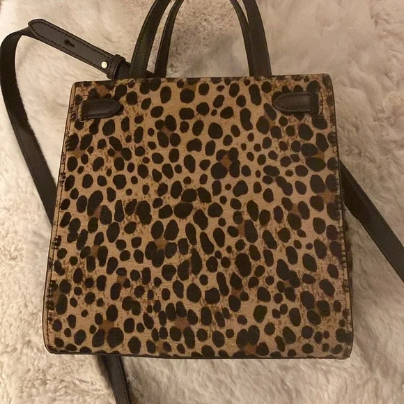Kate Spade Lane Leopard Calf Hair Small Satchel - Picture 11 of 11